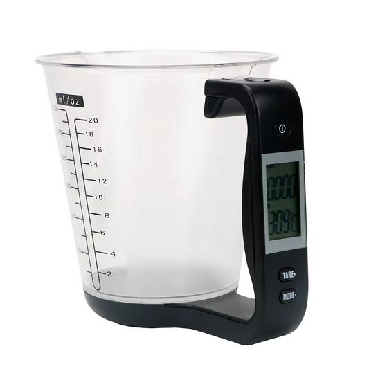 Digital measuring cup and temperature